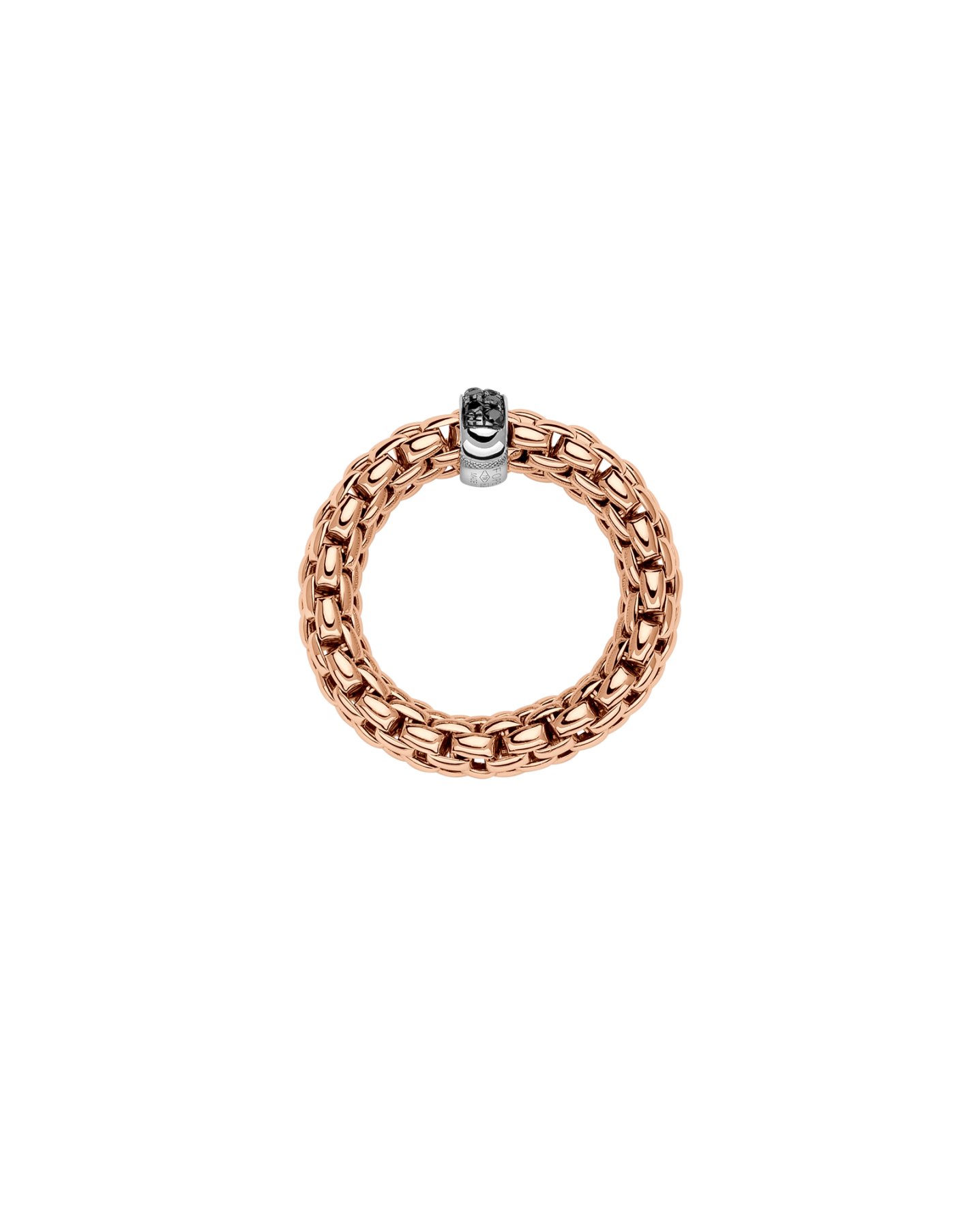 VENDOME Flex'it Ring mit schwarzen Diamanten