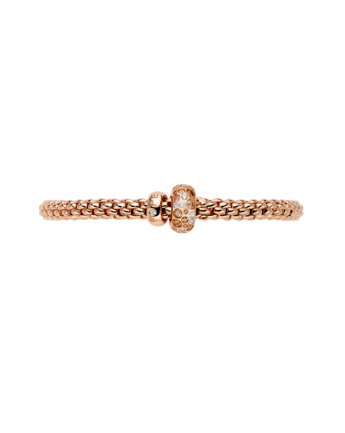 SOLO Flex'it Armband mit weißen und braunen Diamanten