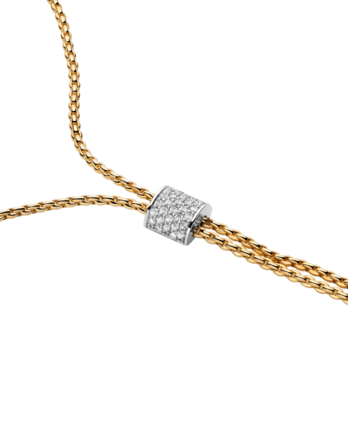 ARIA Slider Halskette mit Pavé Diamanten