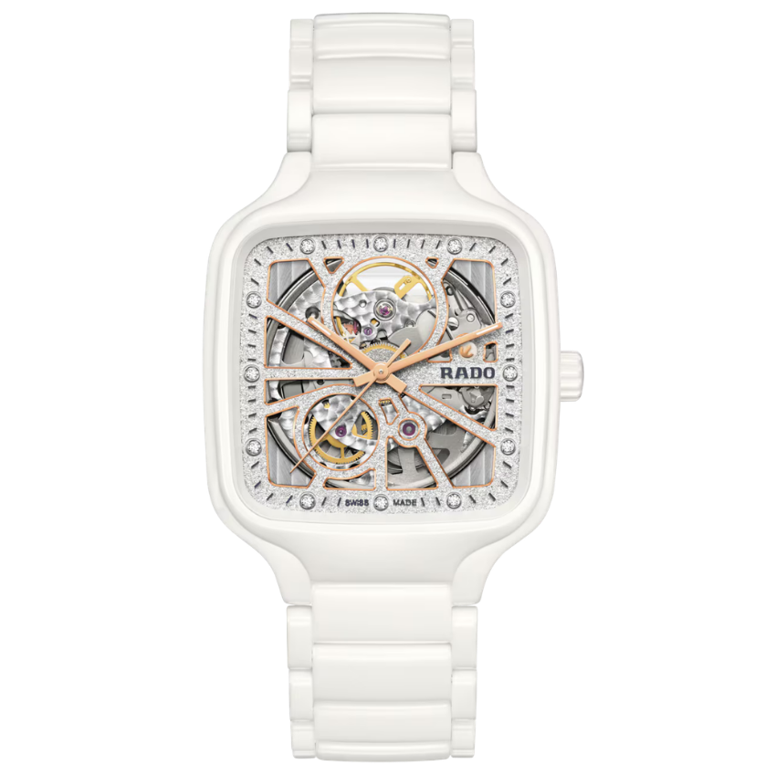 True Square Automatic Open Heart Sparkling