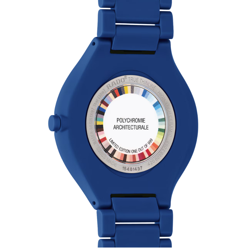 True Round Thinline Les Couleurs™ Le Corbusier Spectacular ultramarine 4320K 39mm